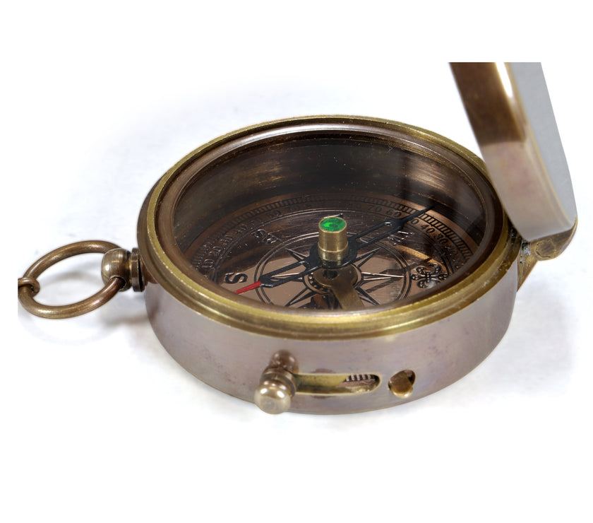 Origin Outdoors brass Pocket Compass