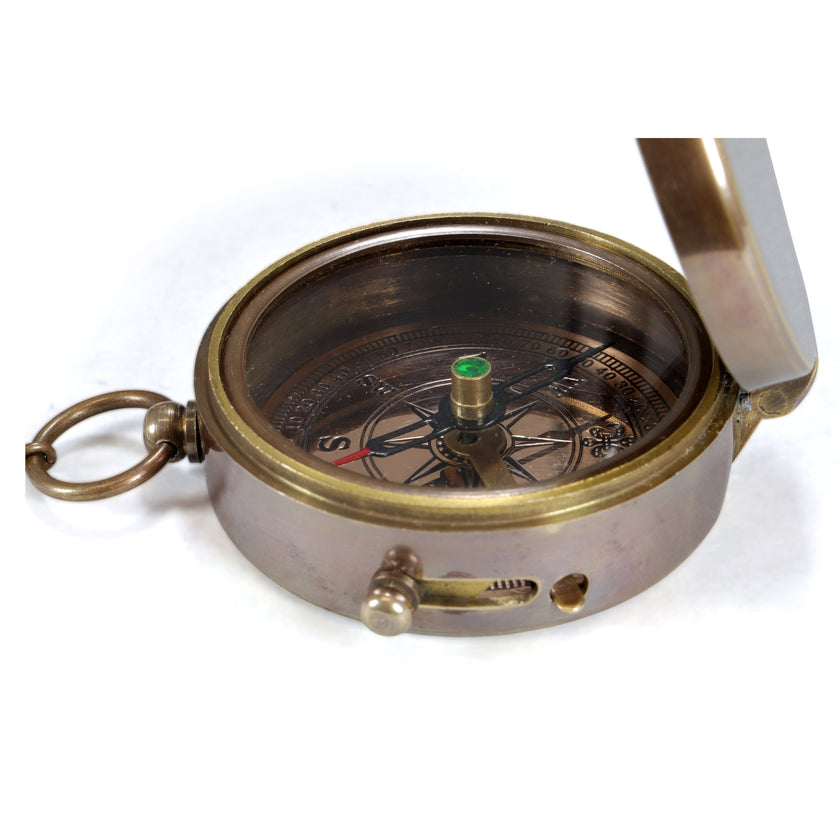 Origin Outdoors brass Pocket Compass