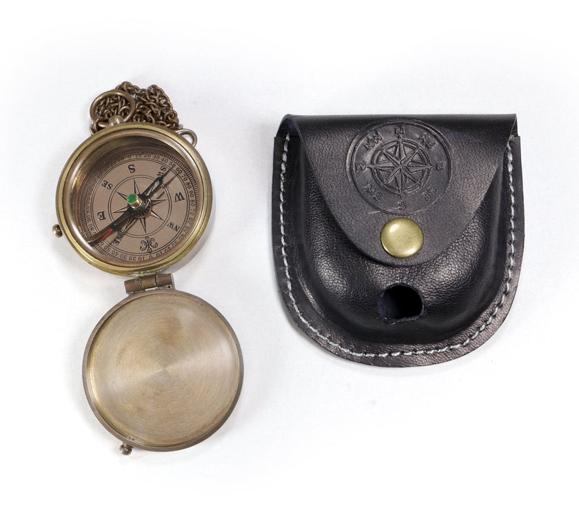 Origin Outdoors brass Pocket Compass