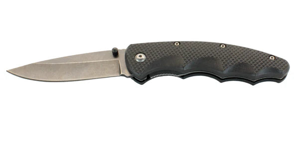 Podium Black Plastic Folding Knife