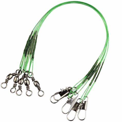 Green Super Steel Wire Trace 18"