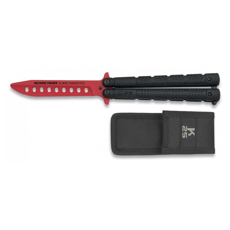 Pocket knife K25 butterfly training RED