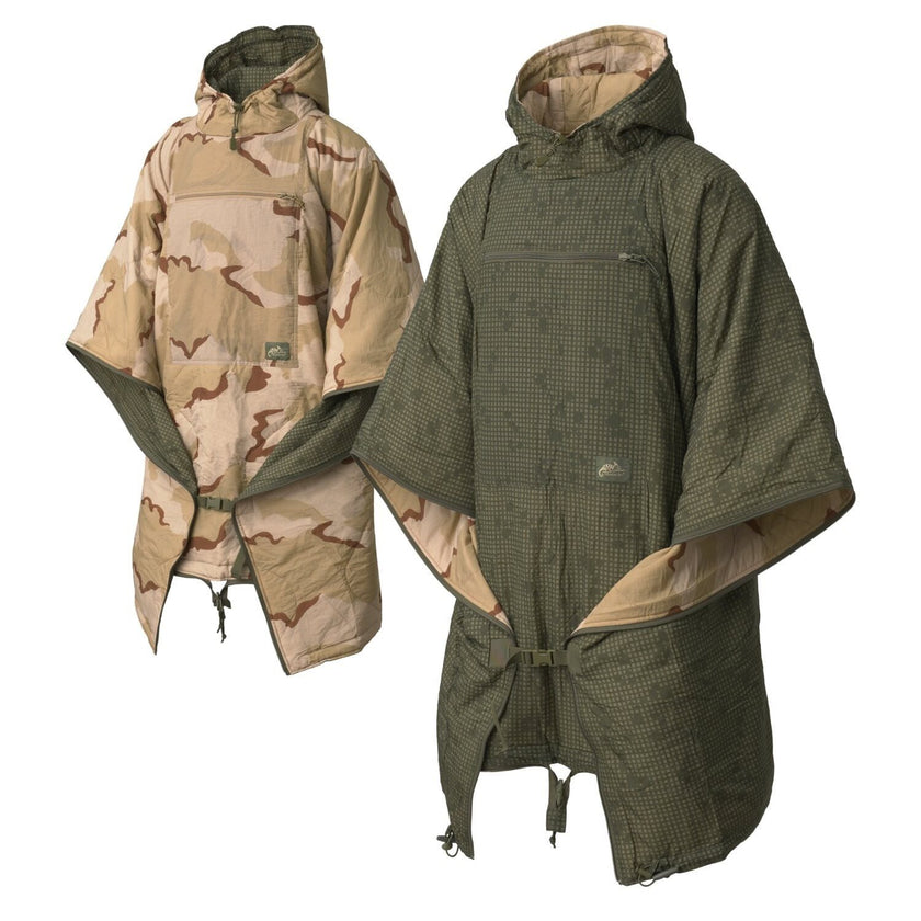 Helikon-Tex® poncho SWAGMAN ROLL Reversible DESERT NIGHT CAMO/US DESERT