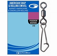 American Snap Rolling Swivel Sz12 Pk10